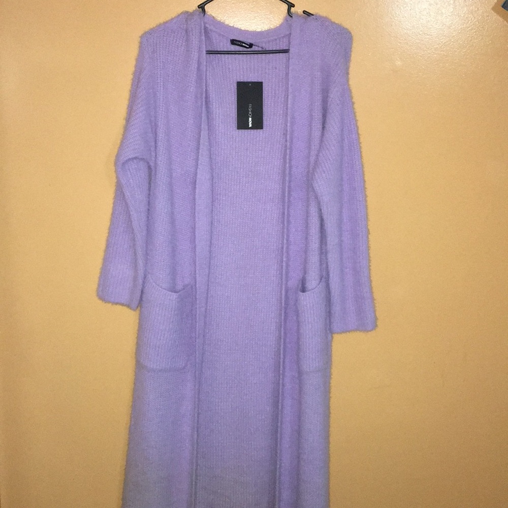 Fashion nova || Long lavender cardigan